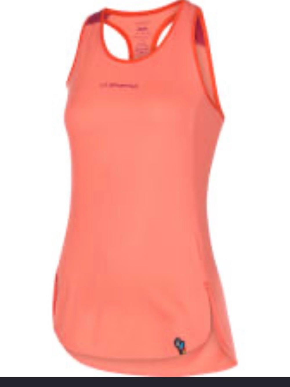 Coral Racerback Performance Tank Top